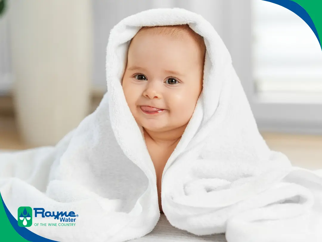 Soft water makes bath time gentler for babies