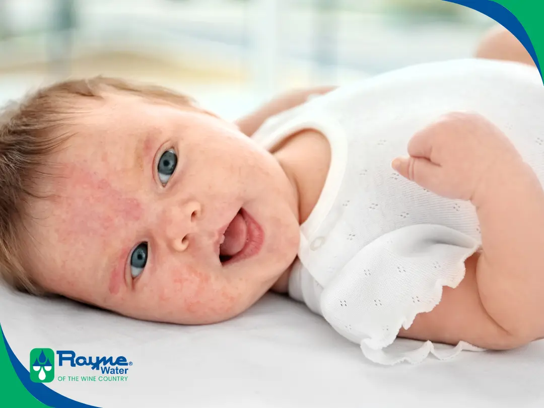 Hard water can make infant eczema flare-ups worse